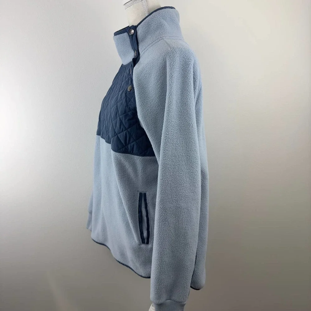 Abercrombie & Fitch‎ fleece blue pullover